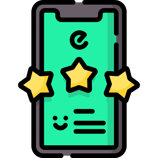 Rating ecommerce stars feedback icon Rating ecommerce stars feedback icon