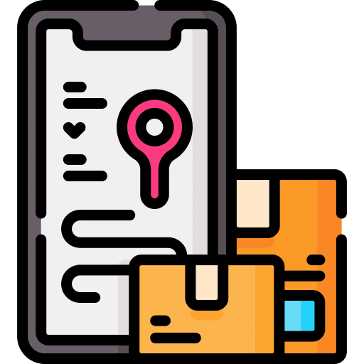 Shipment shipment commerce and shopping map location icon Shipment shipment commerce and shopping map location icon