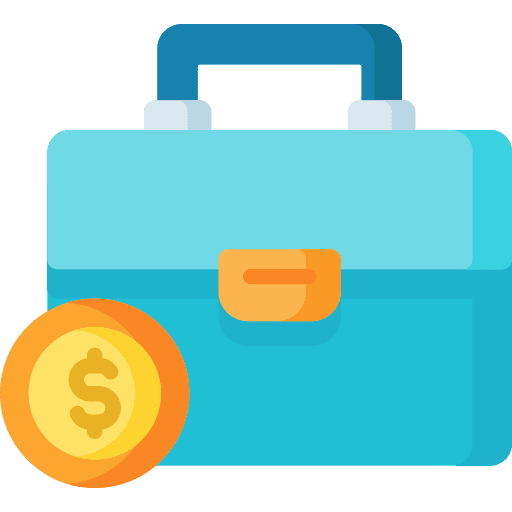 Briefcase case investment dollar icon Briefcase case investment dollar icon