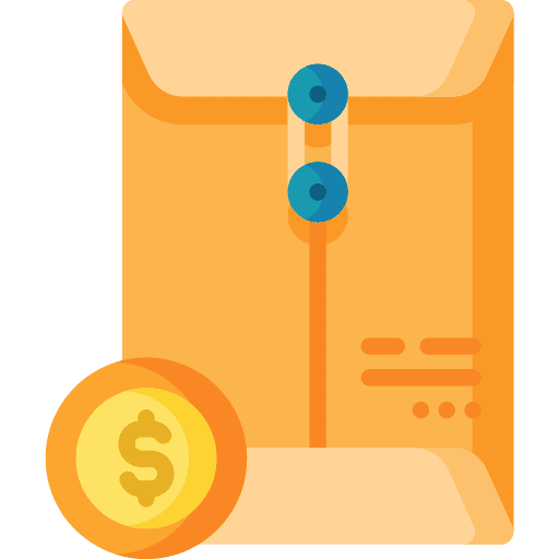 Document file message envelope icon Document file message envelope icon
