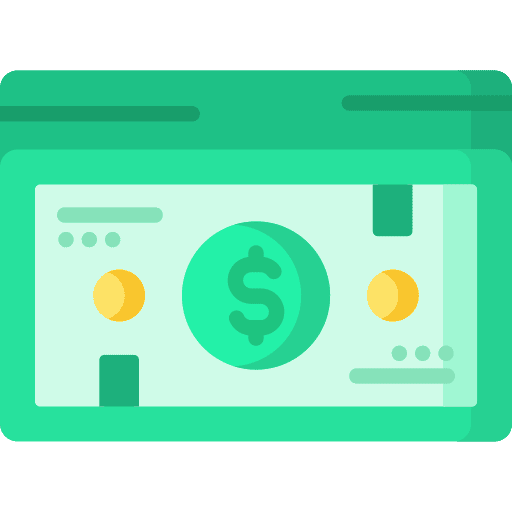 Cash dollar payment money icon Cash dollar payment money icon