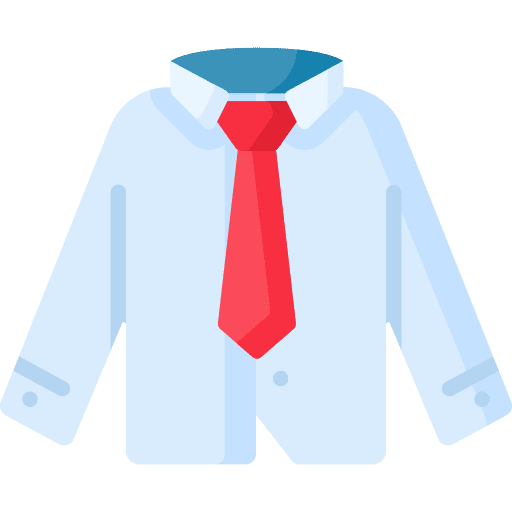 Shirt suit fashion dresscode icon Shirt suit fashion dresscode icon