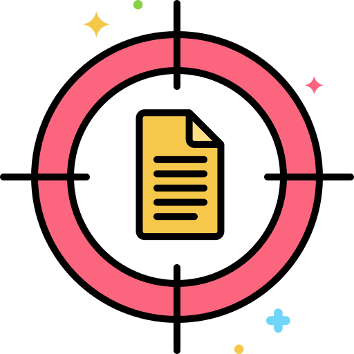 Scope target webpage gear icon