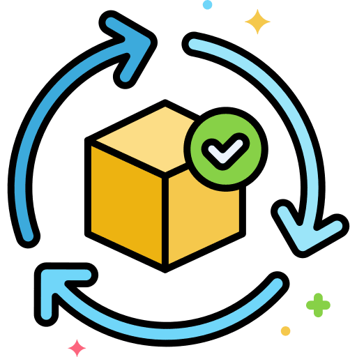 Delivery continuous product agile icon