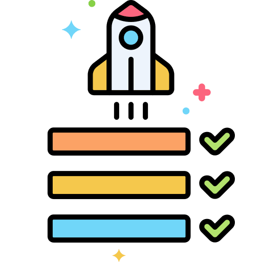 Plan ahead planning document project icon