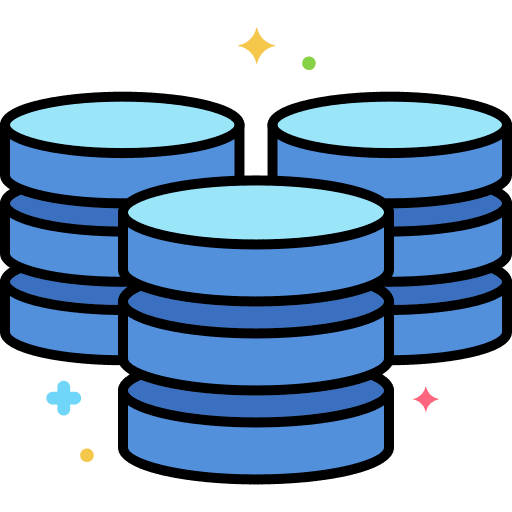 Database electronics data folder icon
