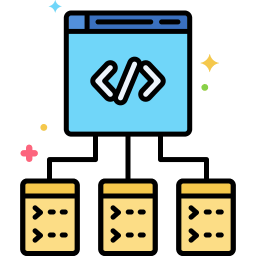 Framework agile work seo and web icon