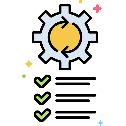 Work business and finance check list itinerary icon