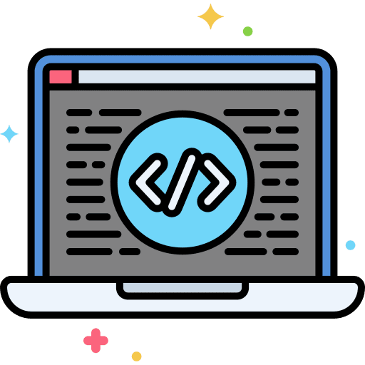Code code coding web icon