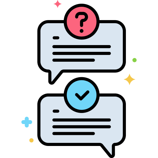 Qa qa quality assurance communications icon