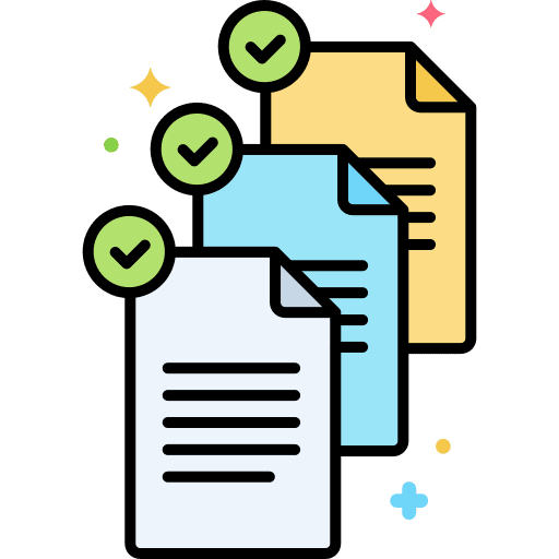 Task checking done interface icon