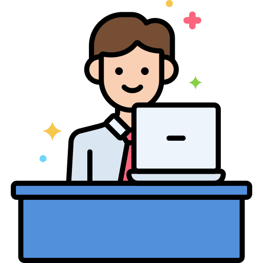 Worker multitask man rank icon