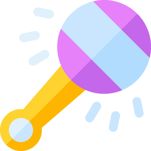 Rattle child childhood children icon