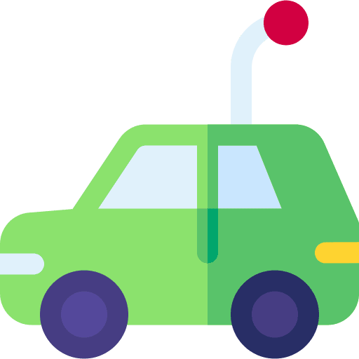 Rc car kid and baby rc car child icon