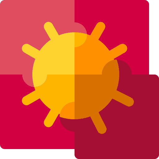 Puzzle toy sun shape icon Puzzle toy sun shape icon