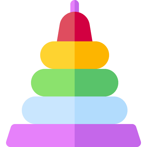 Pyramid children toy kid and baby icon Pyramid children toy kid and baby icon