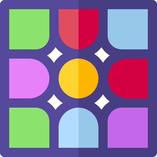 Rubik shape game education icon Rubik shape game education icon