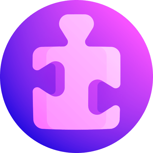 Puzzle piece maths puzzle piece theory icon