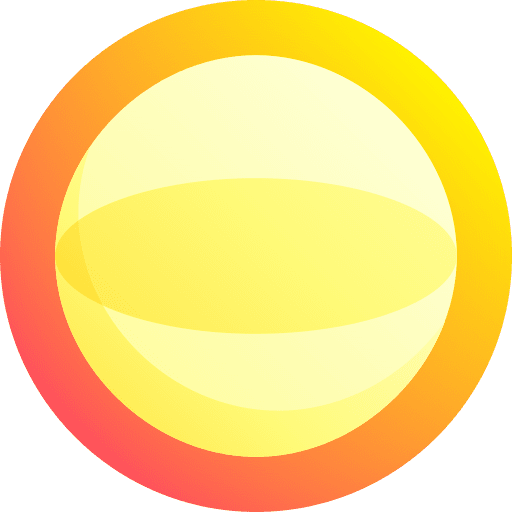 Sphere volume shape education icon