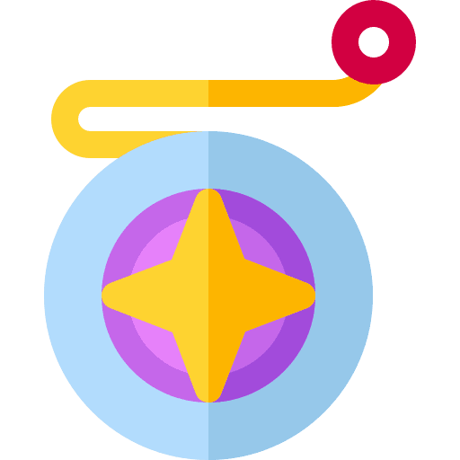 Yoyo fun childhood children icon Yoyo fun childhood children icon