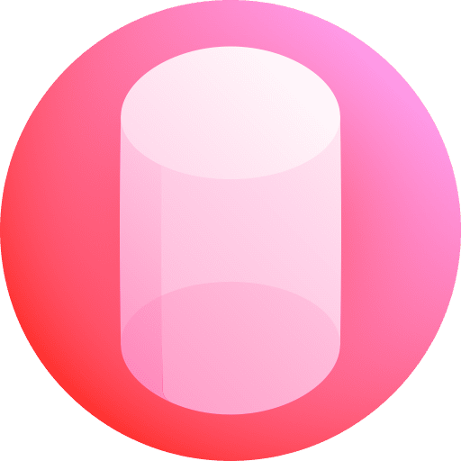 Cylinder shape cylinder education icon Cylinder shape cylinder education icon