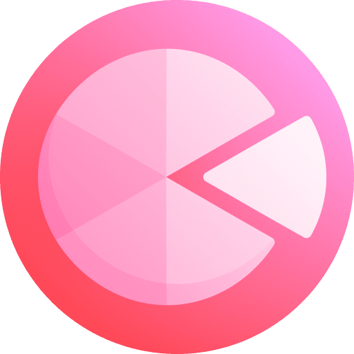Fraction graph education fraction icon Fraction graph education fraction icon