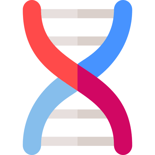 Dna genetical dna deoxyribonucleic acid icon