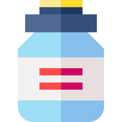 Jar pill jar pills bottle medicine box icon