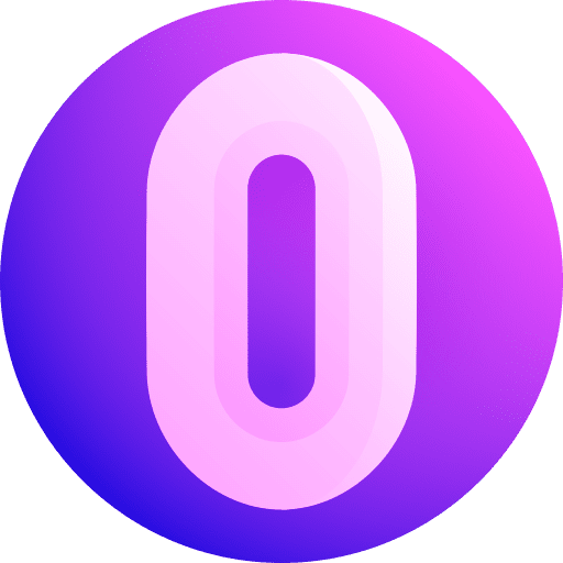 Zero mathematics symbol number math icon Zero mathematics symbol number math icon