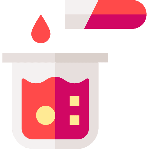 Chemical reaction science laboratory tools icon Chemical reaction science laboratory tools icon