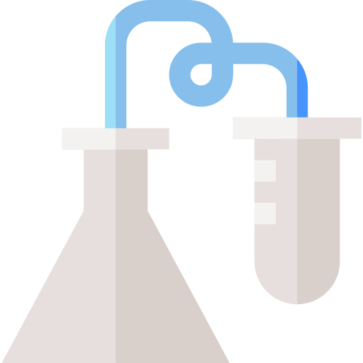 Laboratory education tube chemical icon Laboratory education tube chemical icon