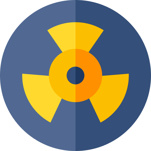 Radiactive education contamination nuclear icon Radiactive education contamination nuclear icon
