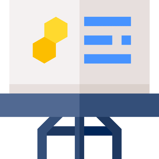 Presentation school board presentation icon Presentation school board presentation icon
