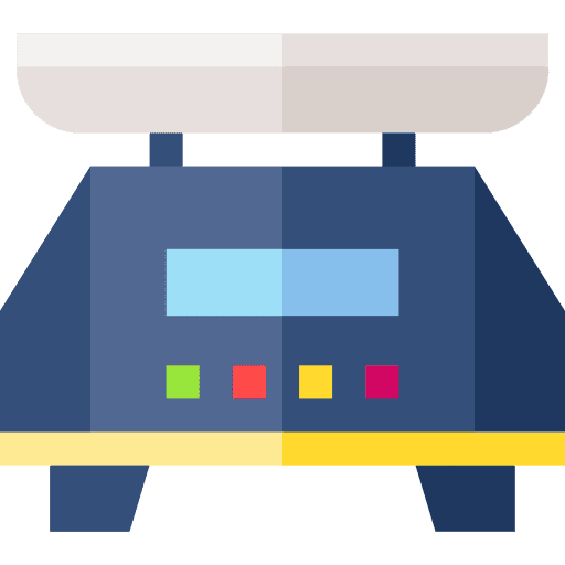 Scale education laboratory scale icon Scale education laboratory scale icon