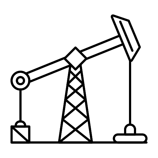 Petroleum fuel oil drill drilling icon