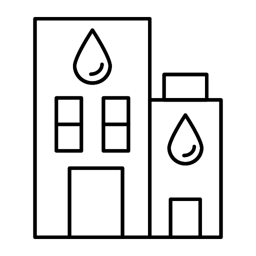 Factory industry factory building icon