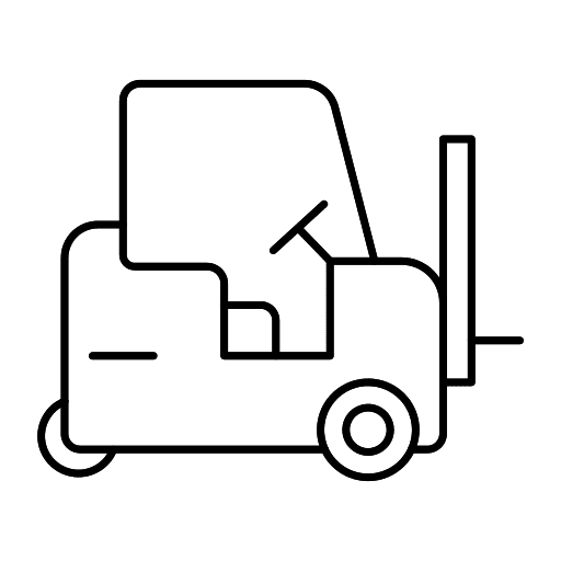 Loader transport truck loader icon