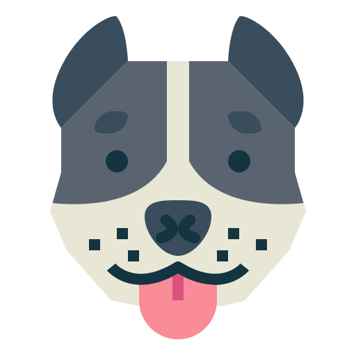 Pitbull dog animal animals icon