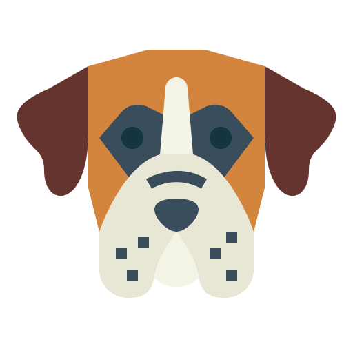 Boxer pet mammal animals icon Boxer pet mammal animals icon