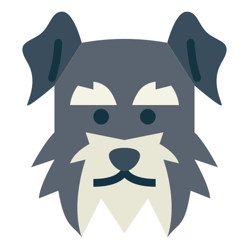 Miniature schnauzer animal breed mammal icon Miniature schnauzer animal breed mammal icon