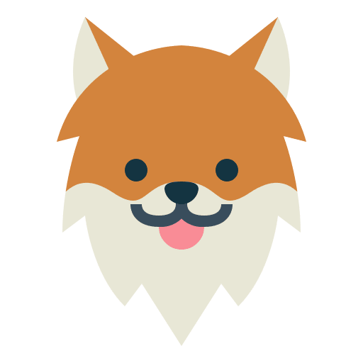 Pomeranian animals pet breed icon Pomeranian animals pet breed icon