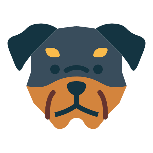 Rottweiler pet dog rottweiler icon Rottweiler pet dog rottweiler icon