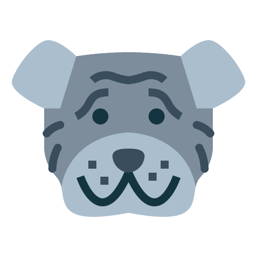 Shar pei breed pet mammal icon Shar pei breed pet mammal icon