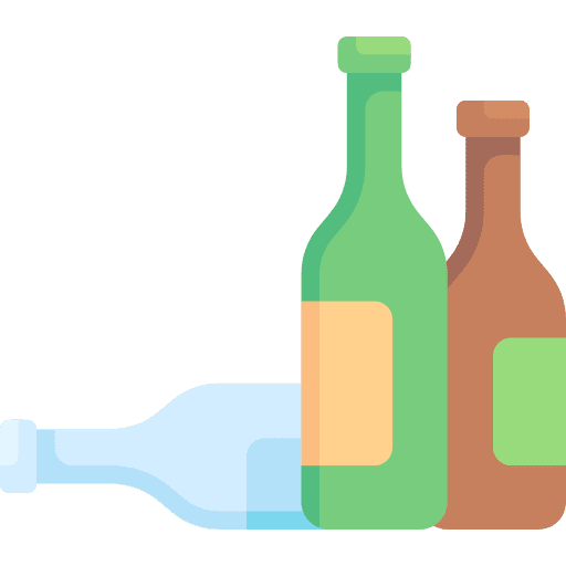 Bottle wine alcoholic drink beverage icon