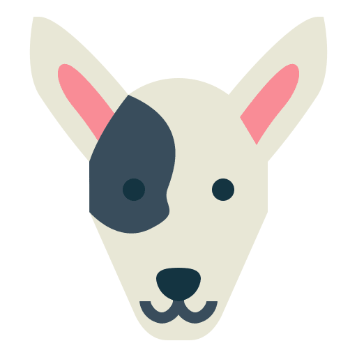 Bull terrier animals breed bull terrier icon Bull terrier animals breed bull terrier icon