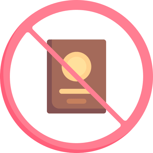 Passport passport tourism avoid icon