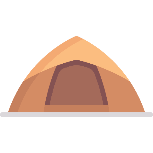 Tent rural holidays camping icon Tent rural holidays camping icon