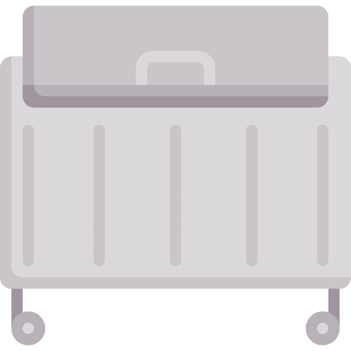 Trash bin garbage trash bin waste icon
