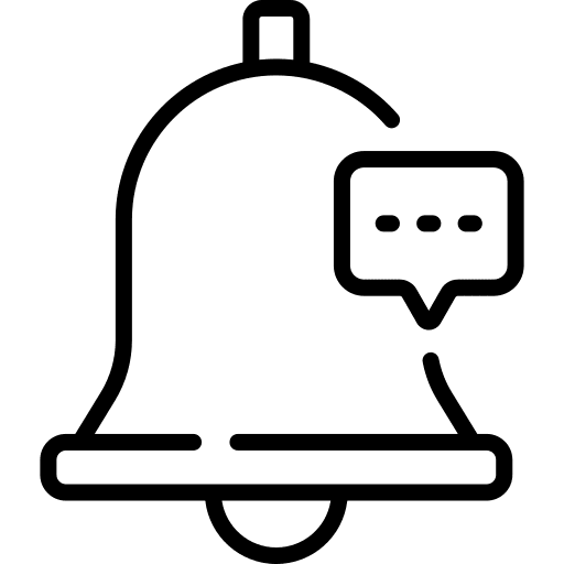 Notifications notification communications bell icon