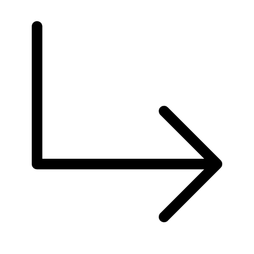 Turn directional sign turn arrows icon